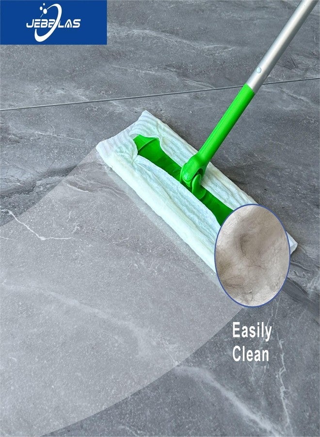 JEBBLAS Disposable Mop Cloth Dry Sweeping Pad for Flat Mop Sweeping Cloths Multi Surface Refills, 60 Pcs/Pack - Image 5