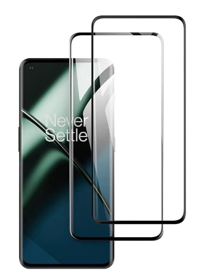 DUSALA 2 Pack Screen Protector for OnePlus 11 5G Tempered Glass Full Adhesive Full Coverage Bubble Free Anti Scratch HD Clear High Responsive Screen Protector for OnePlus 11 5G (5D Glass 2 Pack) - Image 5
