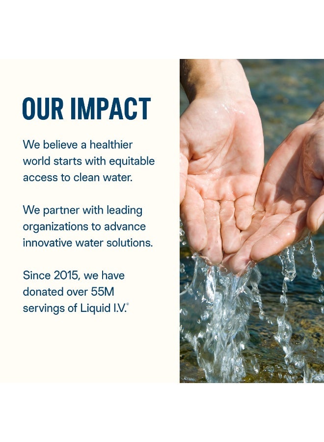 ليكويد آي.في. مسحوق مشروب إلكتروليت ليكويد آي في لتعزيز الترطيب – نكهة البرتقال والفانيليا، دعم الترطيب السريع والطاقة مع فيتامين C والزنك، 16 ظرف - Image 5