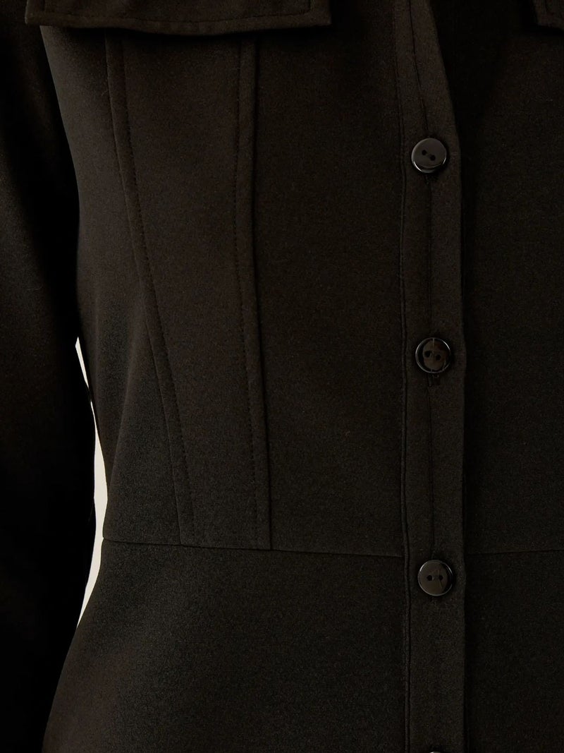 HICCUP Mini Shirt Collar Dress - Image 3
