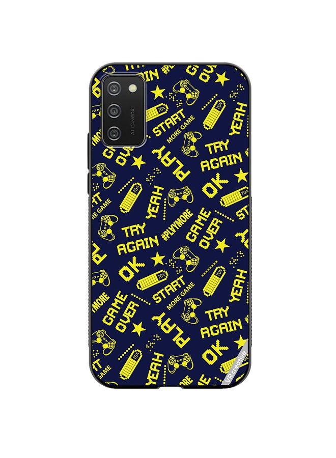 VR CREATIVE Protective Case Cover For Samsung Galaxy A02s Pixel Game Style Design Multicolour - Image 1