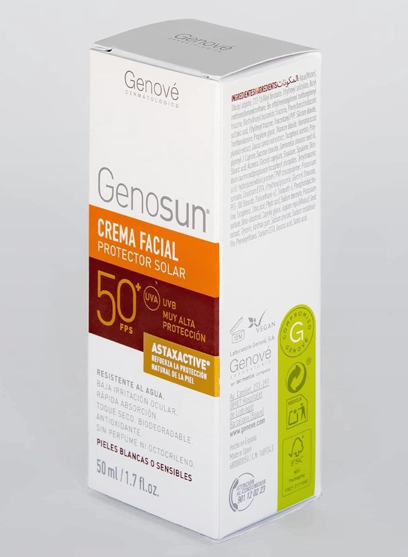Genove Genové Genosun Face Cream SPF50+ All Skin Types 50ml - Image 3