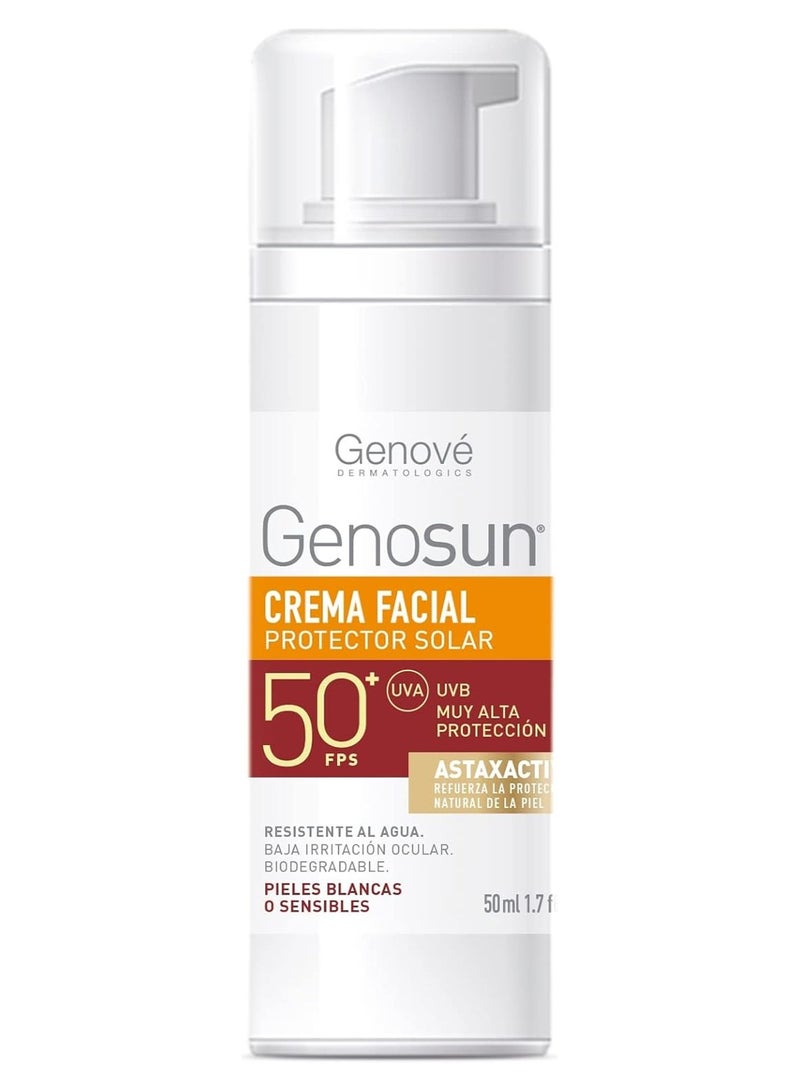 Genove Genové Genosun Face Cream SPF50+ All Skin Types 50ml - Image 1