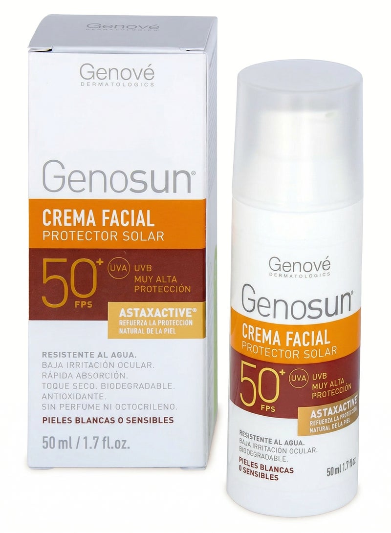 Genove Genové Genosun Face Cream SPF50+ All Skin Types 50ml - Image 2