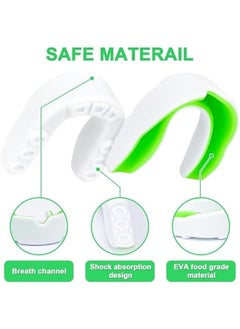MIXDE 5 Pack Youth Mouth Guards Sports Mouth Guard Mouthguard Gumshield for Kids Double Colored Kids for Football Basketball Boxing MMA Hockey with Free Case  - Image 4