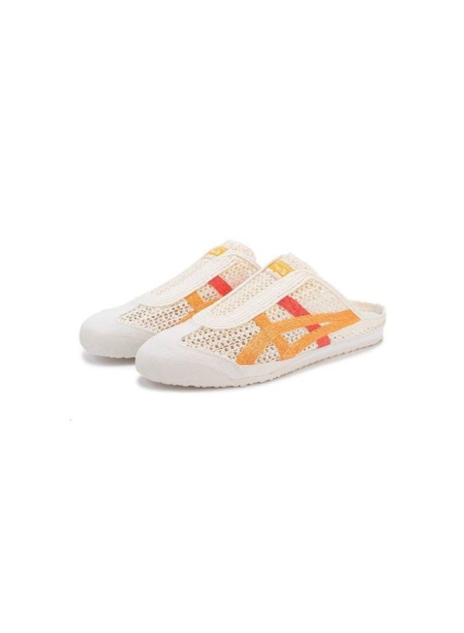 Onitsuka Tiger Onitsuka Tiger MEXICO 66 SABOT Summer Casual Slide Sandals - Beige/Orange/Red  - Image 3