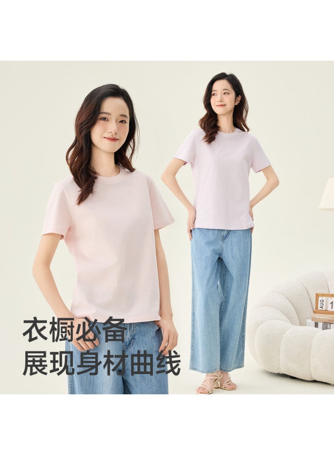 MIIOW Slim-Fitting Versatile Skin-Friendly Basic Tee For Teen Girls Casual Short-Sleeve T-Shirt Women'S - Image 4