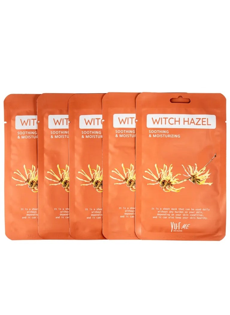 YU.R SKIN SOLUTION YuR Me Soothing&Moisturizing Witch Hazel Sheet Mask  - Image 3