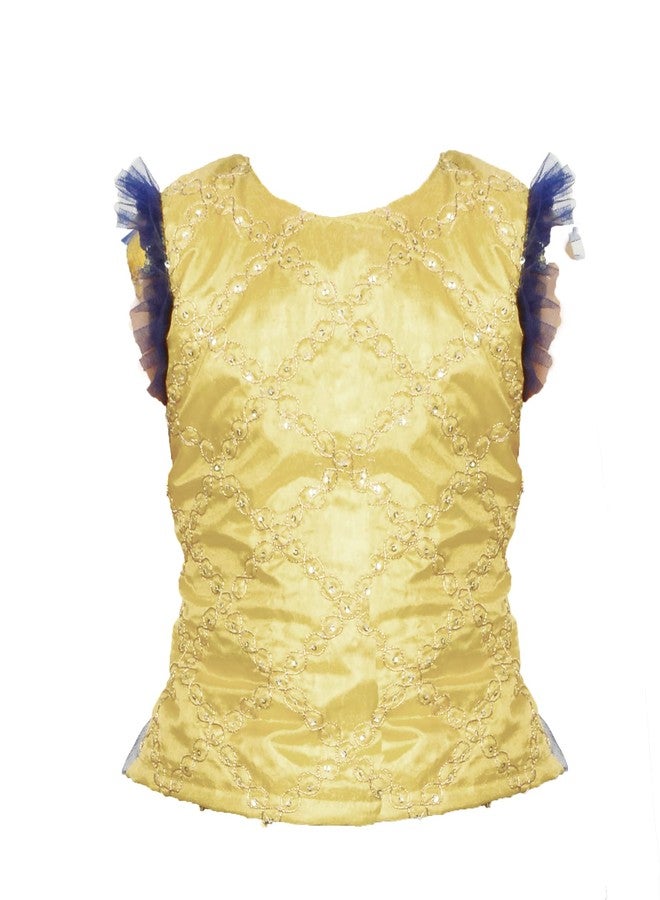 HIBA Lehenga choli for girls navy blue 18-24 Months - Image 3