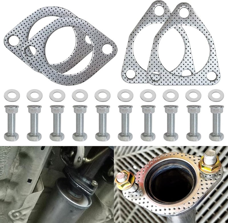 Premium G35 350Z Catalytic Converter 4 gaskets & Hardware for DE engine - Image 2
