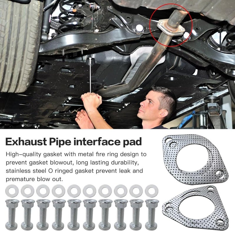 Premium G35 350Z Catalytic Converter 4 gaskets & Hardware for DE engine - Image 3