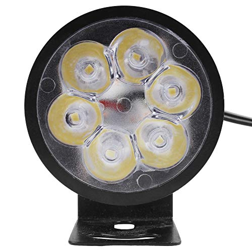 Autofy Universal 6 LED Round Shaped LED Fog Light/Auxiliary Light with White Light for All Bikes - Image 3