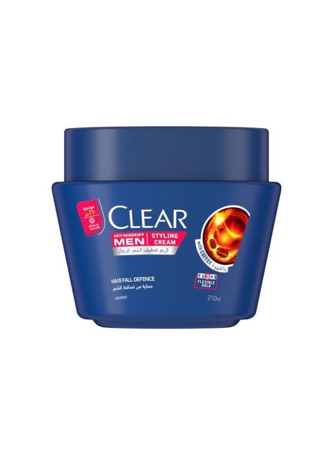 CLEAR STYLING CREAM WITH COFFEE 210ML