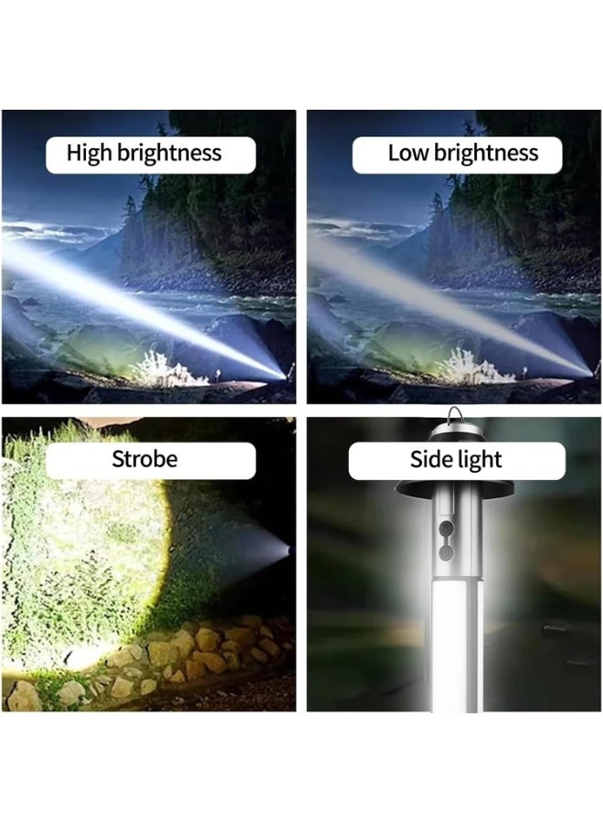 FDTY Camping Lantern Telescopic, 2 in 1 Flash Light ，Portable Tent Light, 3000mAh Mobile Lighting, 2 Modes Collapsible Night for Camping, Hiking, Fishing and Travel - Image 5