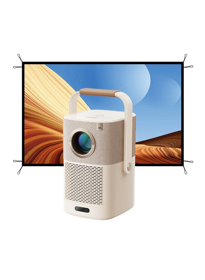 Yaber Portable Projector T2 PLUS (BUILT-IN BATTERY ), with Dual JBL Speakers 5W, with USB dongle Android TV, Auto Focus  and Auto keystone correction, and the device supports arabic and english languages, and support and NFC - Image 3