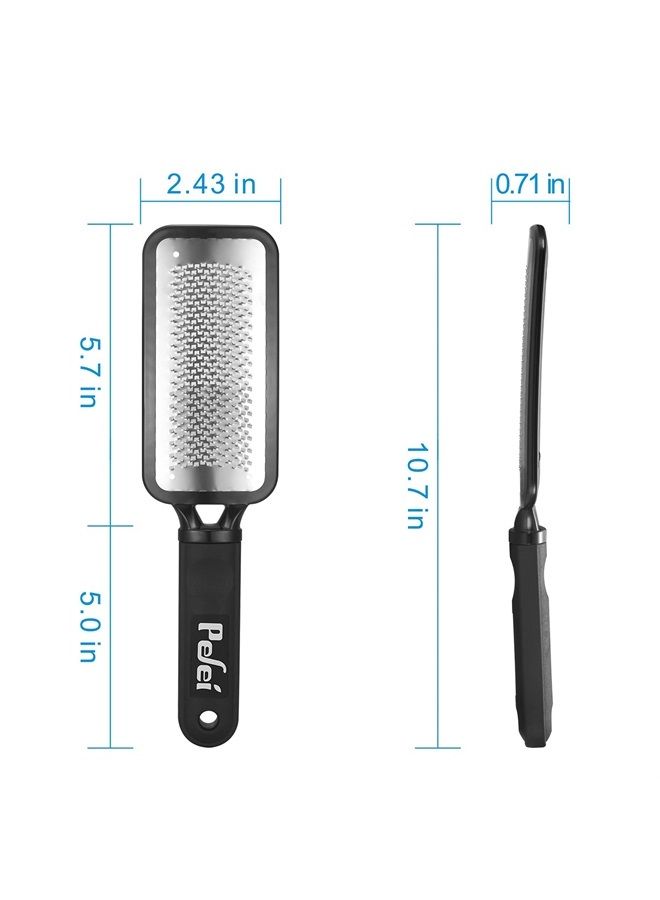 Pefei Colossal Pedicure Rasp Foot File, Professional Foot Care Pedicure Stainless Steel File to Removes Hard Skin, Can Be Used On Both Dry and Wet Feet - Image 5