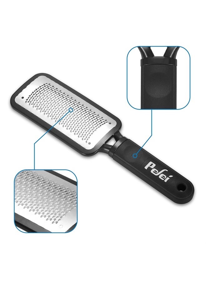 Pefei Colossal Pedicure Rasp Foot File, Professional Foot Care Pedicure Stainless Steel File to Removes Hard Skin, Can Be Used On Both Dry and Wet Feet - Image 4