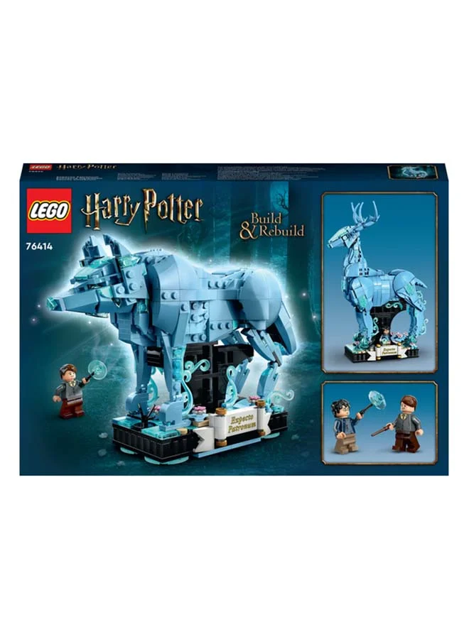 LEGO Harry Potter Expecto Patronum 76414 Building Toy Set; Gift Idea For Fans Aged 14 And Over; 2-In-1 Build-Rebuild-And-Display Set For Fans Of The Wizarding World (754 Pieces)