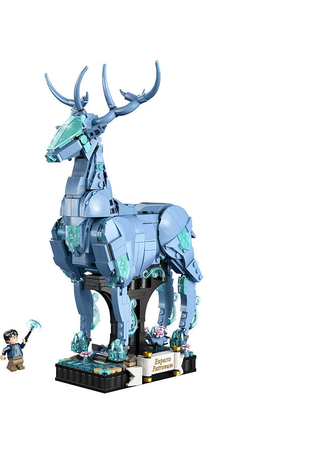 LEGO Harry Potter Expecto Patronum 76414 Building Toy Set; Gift Idea For Fans Aged 14 And Over; 2-In-1 Build-Rebuild-And-Display Set For Fans Of The Wizarding World (754 Pieces)