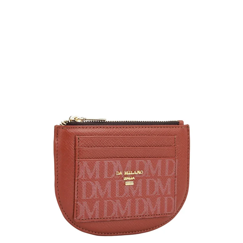 Da Milano Monogram Franzy Leather Bag Hanging - Brick