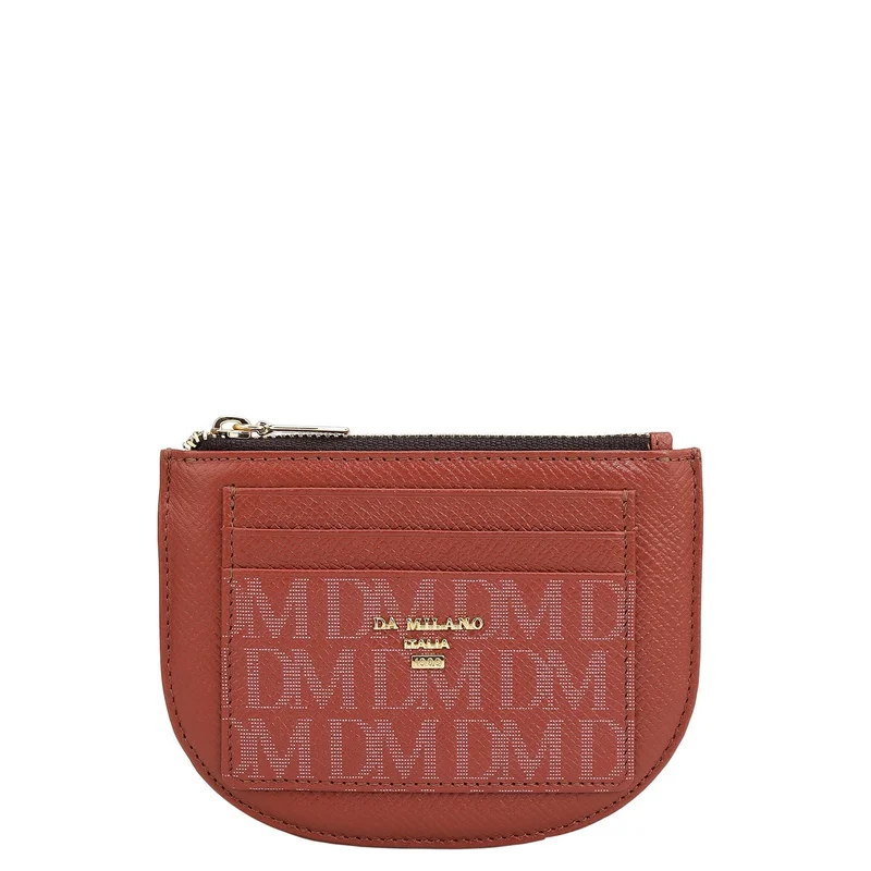 Da Milano Monogram Franzy Leather Bag Hanging - Brick