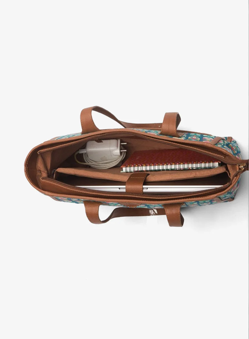 تشومباك Teal By Chumbak Owl March Everyday Tote