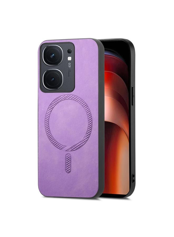 The Bros Case For vivo iQOO Neo9 / Neo9 Pro 5G Retro Magsafe Magnetic PU Back Cover Phone Case