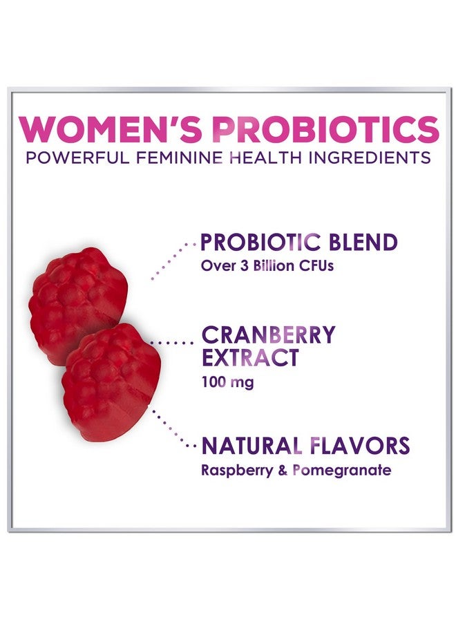Hello Lovely! Probiotics for Women with Cranberry Extract - 6 Premium Strains for PH Balance, Digestive Health, Vaginal & Immune Support, 3 Billion CFU, Womens Probiotic Gummy for Feminine Health - 60 Gummies  - Image 3