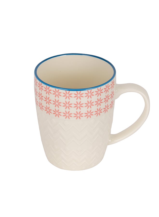 Royalford 385ml New Bone Mug RF12283 Perfect for Hot and Cold Drinks Food-Grade, Non-Toxic and Safe to Use Stylish, Durable and Long-Lasting Design, Suitable for Gifting Multicolor - Image 1