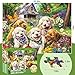 Nitktaia 300 Piece Puzzles for Adults Garden Dog Jigsaw Puzzle for Children Elderly Large Piece Fun Animal Puzzle for Kids Ages 810 1012Cute Puppy Pet Lover Jigsaw PuzzlesFamily Game Great Gift 20515in - Image 4