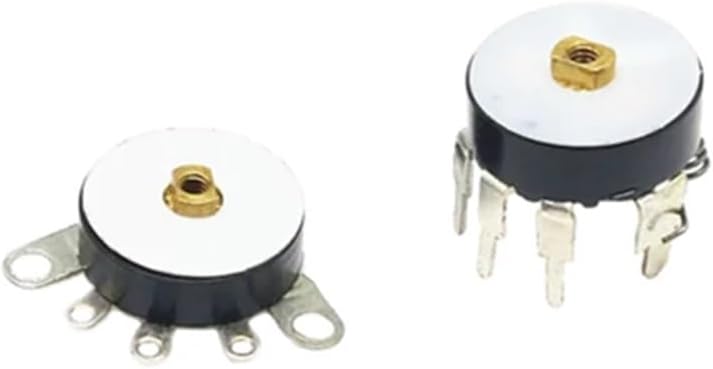 RV12MM Potentiometer RV12 B503 B103 B10K B50K Amplifier Volume with Switch Adjustable Resistor 5Pcs(Flat Foot B50K) - Image 4