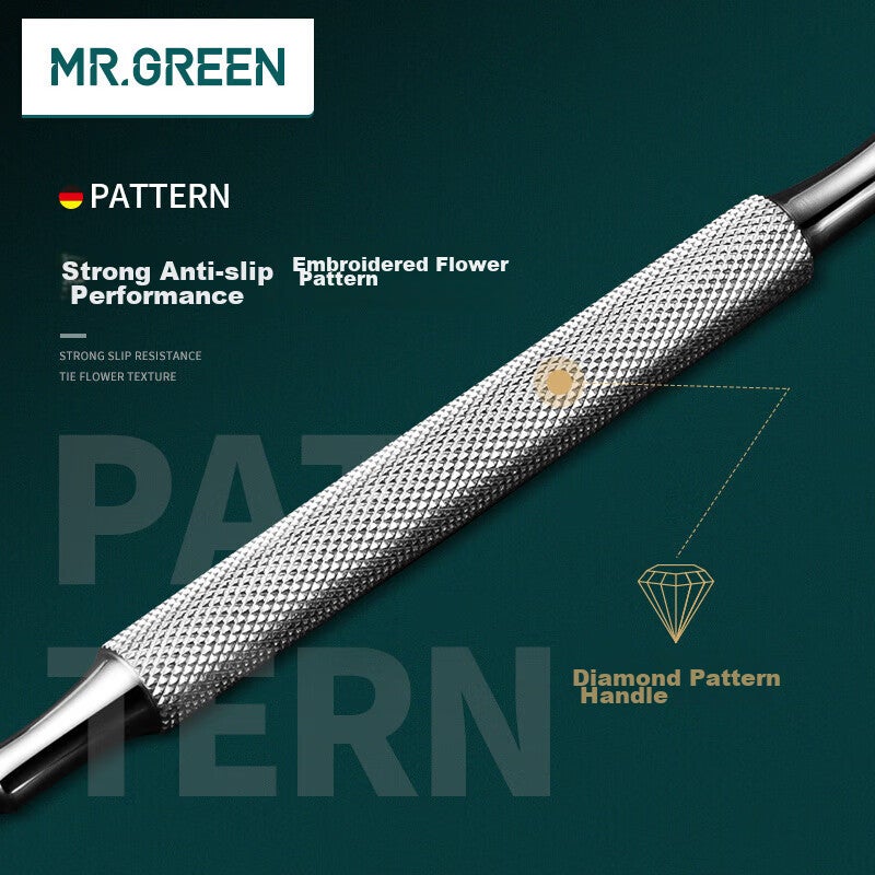 MR.GREEN الألمانية نام ملعقة أظافر ، مزدوجة النهايات الجلد الميت انتهازي ، لأظافر نام و فطار الأظافر ، المستوردة الفولاذ المقاوم للصدأ ، السيد 2158 - Image 4