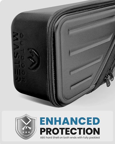 OutdoorMaster Ski Bag with Hard Shell On Both Ends, Ski Bags for Air Travel, Ski Case with Pockets and Removable Shoulder Straps - Up to 185cm Ski Boards - Image 2