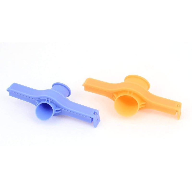 2 Pcs Food Bag Sealing Clip Multi Functional Food Preservation Seal Clip with Large Discharge Nozzle  - Image 1