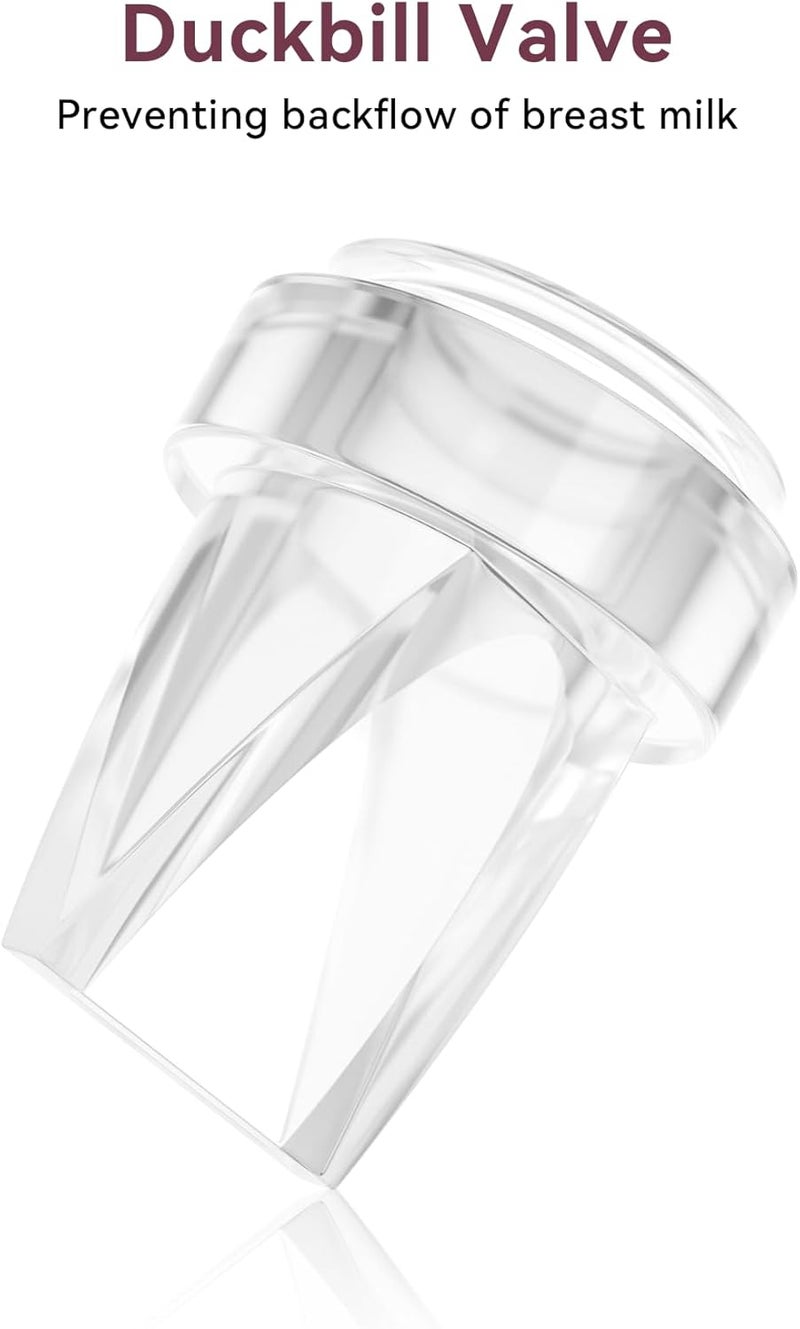 TOVVILD 8 قطع صمامات منقار البط متوافقة مع مضخات الثدي eufy E10 E20 S1 S1 Pro MomMed S21S32 قطع غيار وإكسسوارات مضخة بديلة - Image 5