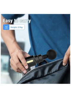 Generic Small Massage Gun With 6 Speeds For Deep Tissue Percussion, Quiet Portable Electric Massager For Neck And Back Pain Relief  - Image 4