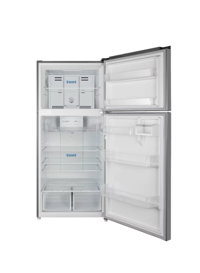 Panasonic 515L Net  Capacity, 2-Door Top Mount Refrigerator, Hygienic Nutri Tafreez, Ag Clean Filter, Dual Crisper with Humidity Controller, Inverter, Surround Cooling NR-BC641VSAE Silver - Image 2