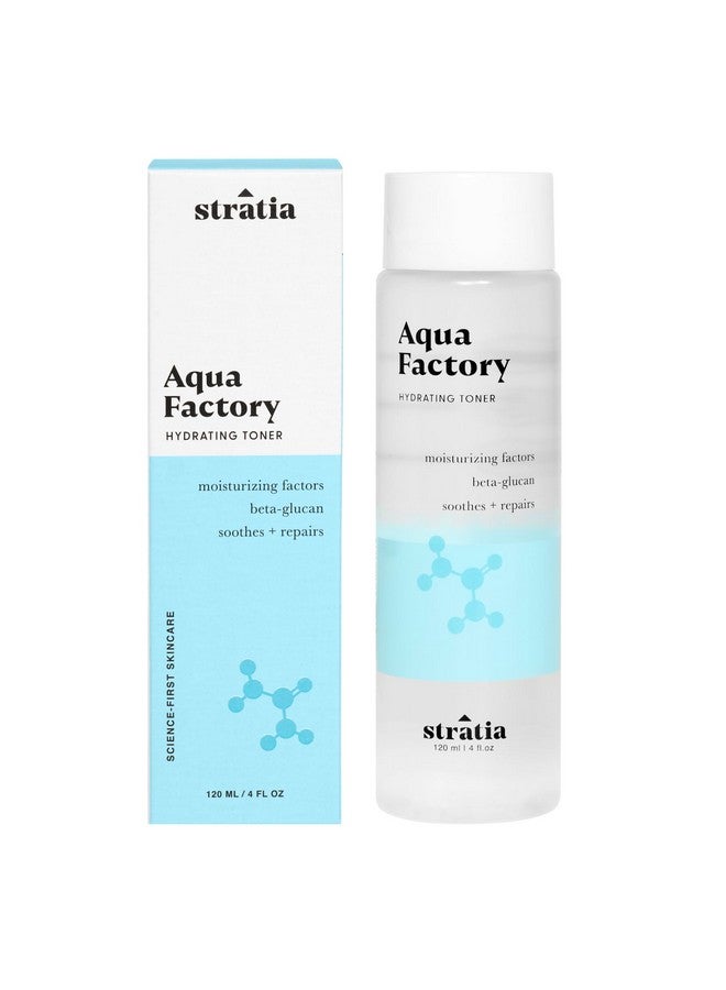 Stratia Aqua Factory Beta Glucan Hydrating Toner, 4oz, for Sensitive, Dry Skin - Intense Hydrating Moisture - Image 1