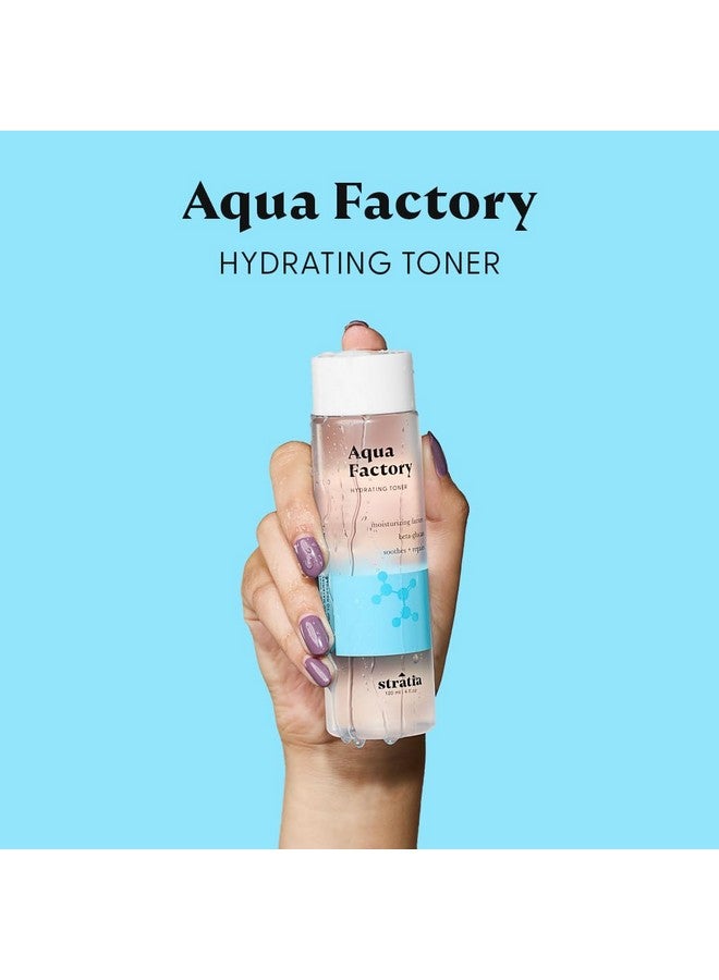 Stratia Aqua Factory Beta Glucan Hydrating Toner, 4oz, for Sensitive, Dry Skin - Intense Hydrating Moisture - Image 5