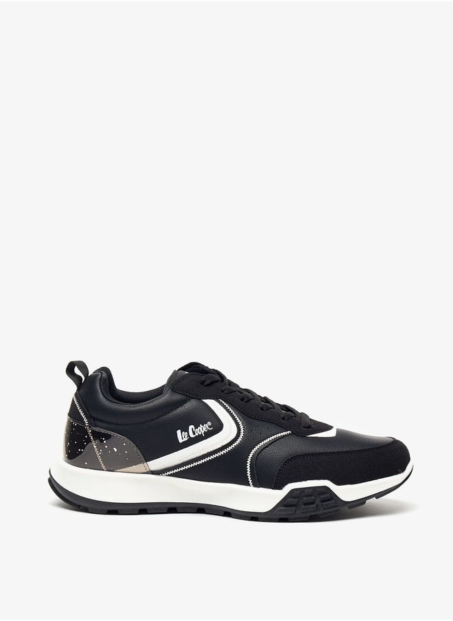 Lee Cooper - Men's Colourblock Sneakers with Lace-Up Closure - Image 1