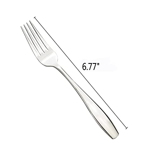 Ggbin Stainless Steel Dessert Fork, 12 Pieces Small Salad Forks - Image 2