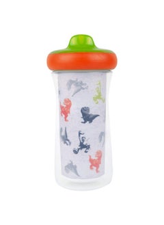 The First Years Dinosaur Kids Insulated Sippy Cups Dishwasher Safe Spill Proof Toddler Cups Ages 12 Months And Up 9 Ounces 2 Count  - Image 3
