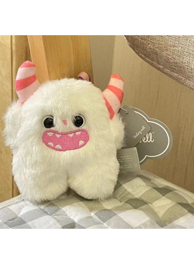 general Cute Mouse Plush Pendant Girl School Bag Small Doll Accessories Girl Heart Keychain Little Snow Monster Creative Plush Toy - Image 2