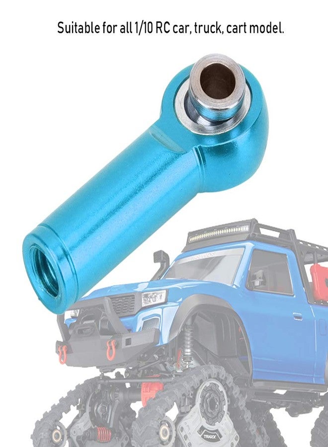 Dilwe 10PCS Link Rod End Joint, M4 Aluminium Alloy Ball Holder Tie for 1/10 RC Car, Truck, Cart Model(Blue) - Image 5