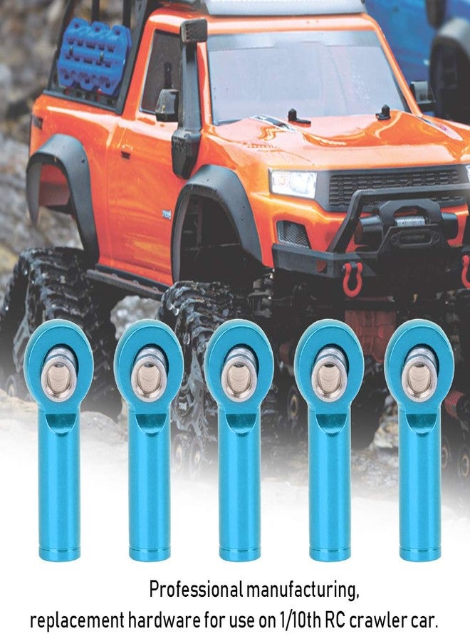 Dilwe 10PCS Link Rod End Joint, M4 Aluminium Alloy Ball Holder Tie for 1/10 RC Car, Truck, Cart Model(Blue) - Image 3