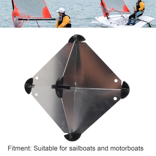 EVGATSAUTO Reflectors, 10pcs Boat Marine Aluminum Reflector Octahedral Type 12x12 Inches for Sailboats Motorboat - Image 4