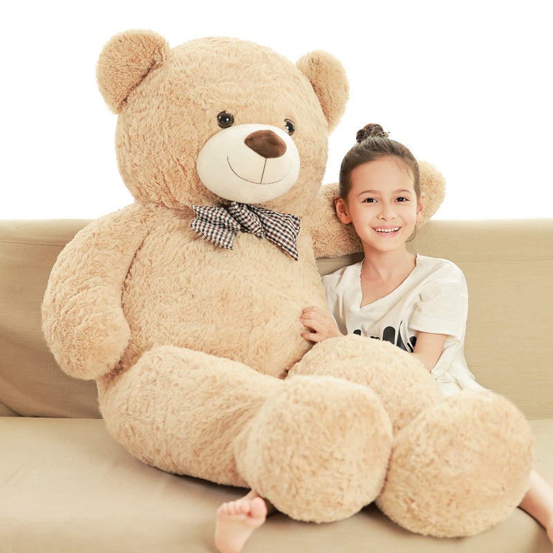 Poutmac 47 inch Giant Teddy Bear Stuffed Animal Brown Big Plush Teddy Bear Valentines Gift for Girlfriend Soft Stuffed Bear Animals for ChristmasBirthdayMothers Day - Image 2
