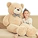 Poutmac 47 inch Giant Teddy Bear Stuffed Animal Brown Big Plush Teddy Bear Valentines Gift for Girlfriend Soft Stuffed Bear Animals for ChristmasBirthdayMothers Day - Image 4