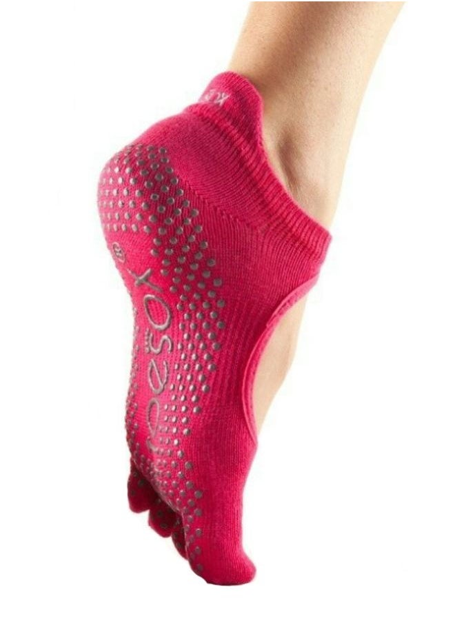 Toesox Bella Full Toe Fuchsia  - Image 3