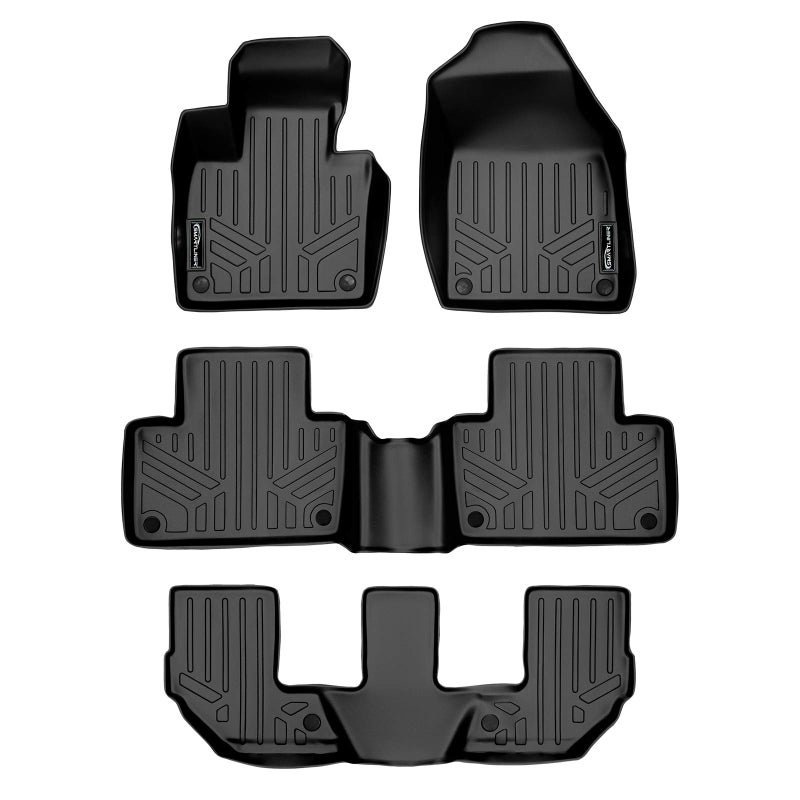 MAXLINER Custom Fit Floor Mats 3 Row Liner Set for 20162019 Volvo XC90